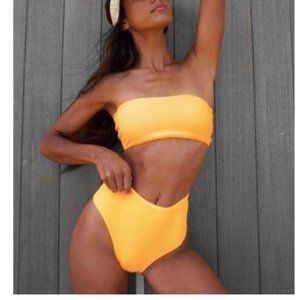 yellow bikini set